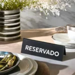 5 Peças Placa Reservado Mesa Casamento, Restaurante, Festa