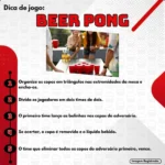 50 Copos Americano Descartável Vermelho Beer Pong Red 440ml
