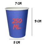 50 Copo Festa Americana Colorido Fora E Branco Dentro