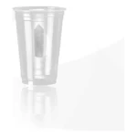 50 Copos Plásticos Pp Eco Biodegradável Chopp Cerveja 550ml Cor Transparente