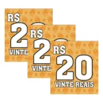 700 Fichas Ticket Bar Quermesse Festa Eventos Consumação