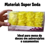 80 Forminhas De Doce Flor De Seda Aniversário Casamento Mesa