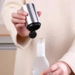 B-Max Abridor Garrafa Automático Magnétic Abre Fácil Cerveja Refri Cor Prateado