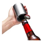 B-Max Abridor Garrafa Automático Magnétic Abre Fácil Cerveja Refri Cor Prateado