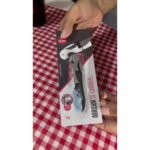 Abridor de garrafa vinho saca rolhas aço inox Tche Amo