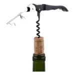 Abridor de garrafa vinho saca rolhas aço inox Tche Amo