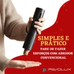 Abridor De Vinho Saca Rolhas Elétrico Automático Recarregável Usb Revolux Preto