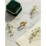 Alianças 6mm Moedas Antiga Cor Ouro (unidade)