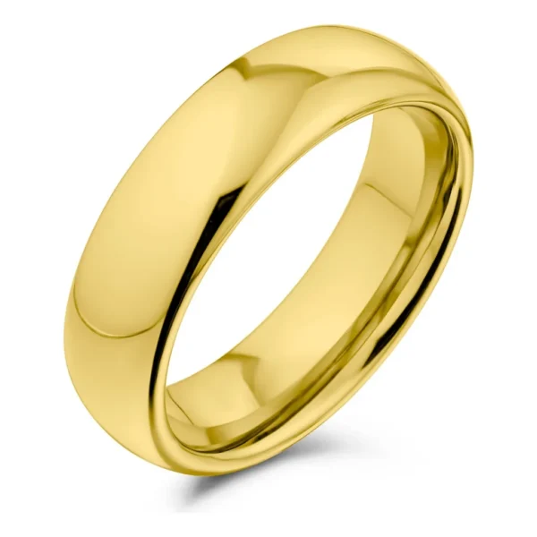 Alianças 6mm Moedas Antiga Cor Ouro (unidade)