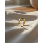 Aliança Casamento Avulsa 6mm Anel Banhado Ouro 24k Anatômica