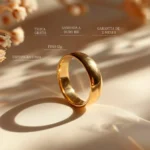 Aliança Casamento Tungstênio Ouro 18k Banho Anatomica 6mm