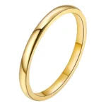 Aliança Fina 2mm Avulsa Tradicional Casamento Aço Inox