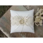 Almofada Porta Aliança Artesanal Casamento Noivas Noivado