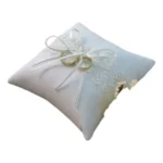 Almofada Porta Aliança De Casamento Para Noivas Renda Branca