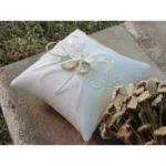 Almofada Porta Aliança De Casamento Para Noivas Renda Branca