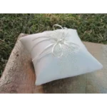 Almofada Porta Aliança De Casamento Para Noivas Renda Branca