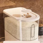 Balde De Armazenamento De Arroz Selado À Prova De Umidade