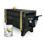 Barrica 01 Litro Artesanato Cachaça Churrasco Barril