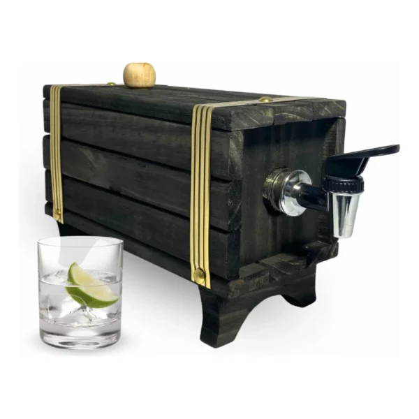 Barrica 01 Litro Artesanato Cachaça Churrasco Barril