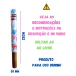 2 Bastão Fumaça Colorida Chá Revelação Azul Rosa Verde Lilás