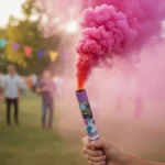 Fumaça Colorida Rosa Bastão 50g Tubo Fotografia