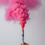 Fumaça Colorida Rosa Bastão 50g Tubo Fotografia