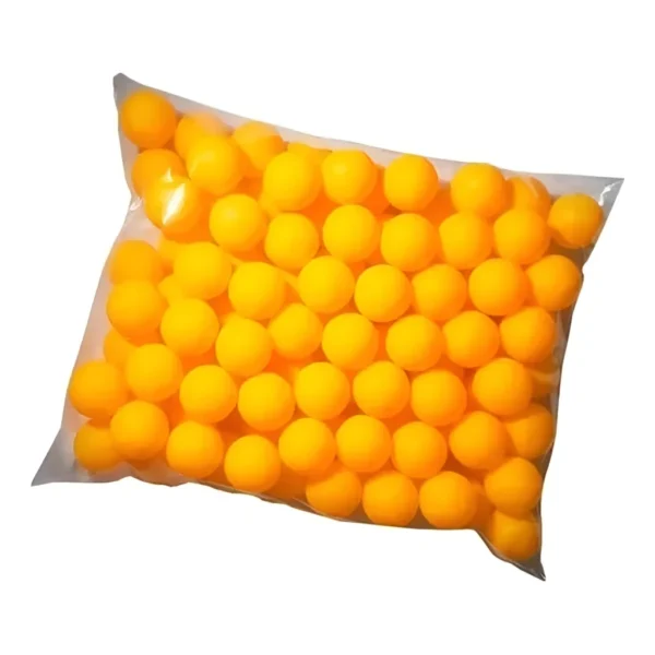 Bolinhas De Ping Pong Laranja Pacote C/ 18 Unidades