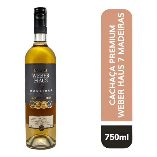 Cachaça Premium Weber Haus 7 Madeiras 750ml