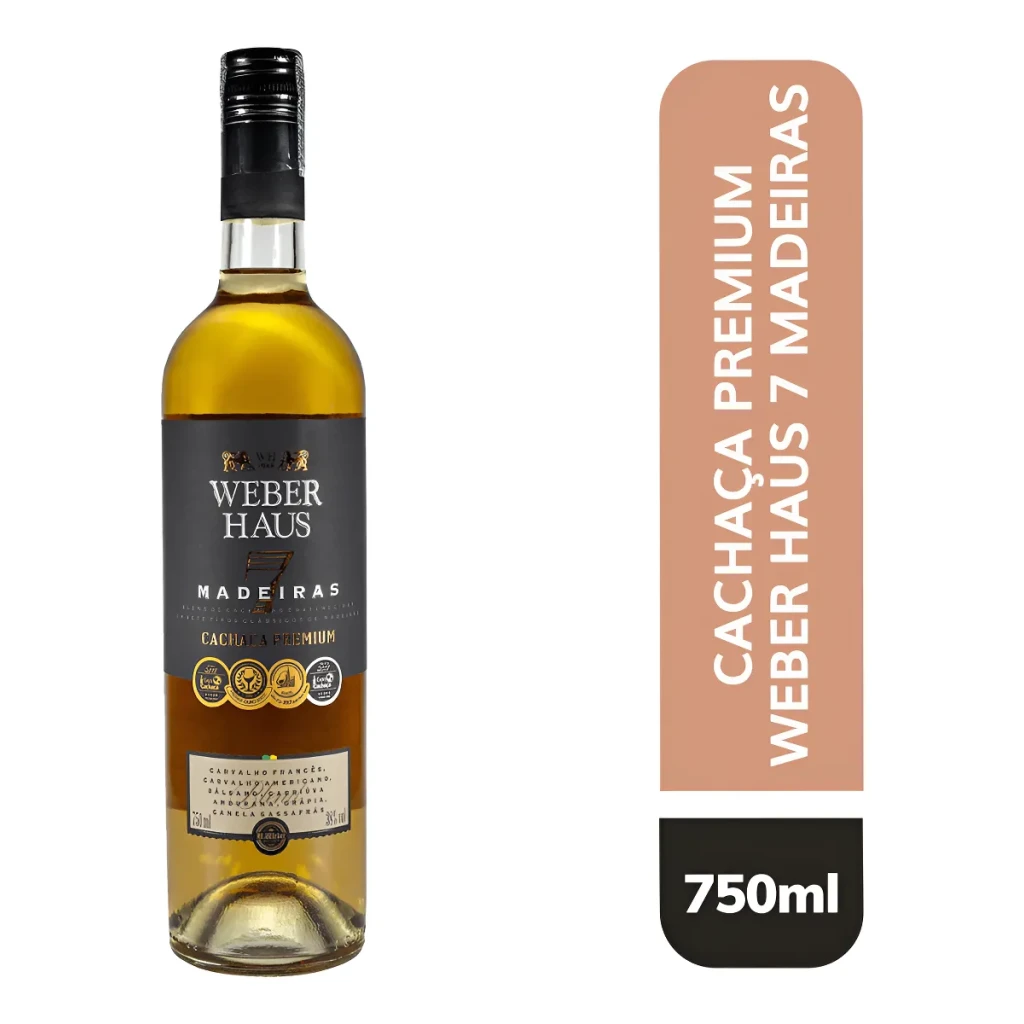 Cachaça Premium Weber Haus 7 Madeiras 750ml Cachaça Premium Weber Haus 7 Madeiras 750ml