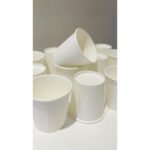 Caixa Com 1000 Copos De Papel Descartável Branco 200ml