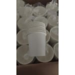 Caixa Com 1000 Copos De Papel Descartável Branco 200ml