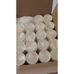 Caixa Com 1000 Copos De Papel Descartável Branco 200ml