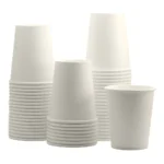 Caixa Com 1000 Copos De Papel Descartável Branco 200ml