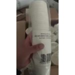 Caixa Com 1000 Copos De Papel Descartável Branco 200ml