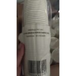 Caixa Com 1000 Copos De Papel Descartável Branco 200ml