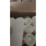 Caixa Com 1000 Copos De Papel Descartável Branco 200ml