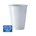 Caixa Copo Descartável Água Refrigerante 200ml 1000 Unidades