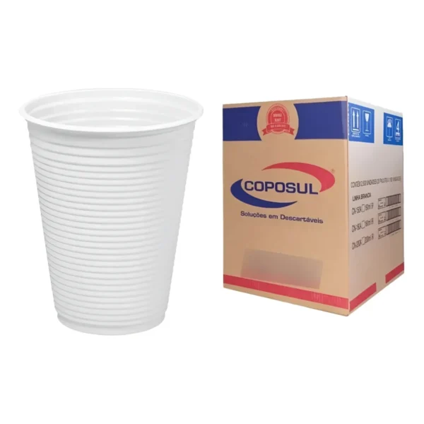 Caixa Copo Descartável Água Refrigerante 200ml 1000 Unidades