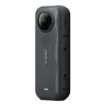 Câmera De Ação Insta360 X5 8k 360º Ipx8 À Prova D'água Chip Triple Ai 2400mah Bateria Lentes Resistentes E Substituíveis Cor Preta