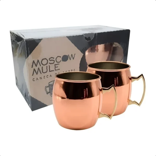 Canecas Imperio Do Cobre Imperio Do Cobre de cobre cobre forma de redonda capacidade 500mL de 2 U