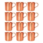 Caneca De Cobre Puro Moscow Mule 350ml Sem Verniz