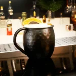 Caneca Moscow Mule Inox Preto Martelado 500ml Mundi