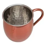 Caneca Moscow Mule Martelada Rose Gold 580ml Rosa