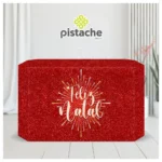 Capa De Mesa Natal Decoração De Festa 3d Tecido Sublimado Veste Fácil Com Elástico