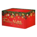 Capa De Mesa Natal Em Tecido Sublimado Veste Fácil