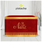 Capa De Mesa Natal Decoração Para Festa Natalina Em Tecido Veste Fácil