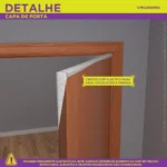 Capa De Porta De Natal Decoração Natalina Para Casa Boneco De Neve Sublimado 0,85x2,10m Veste Fácil