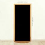 Capa De Porta Decorativa Natal Tecido Com Elástico 0,85x2,10