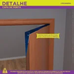 Capa De Porta Decorativa Natal Religioso Menino Jesus Decoração Natalina Sublimado 0,85x2,10m C/elástico