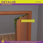 Capa De Porta Decorativa Natal P/banheiro Feminino Academia Decoração Natalina Em Tecido 0,85x2,10m Veste Fácil